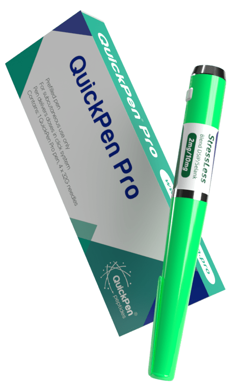 StressLess Blend DSIP 2mg / Selank 10mg - Quickpen Pro Peptides
